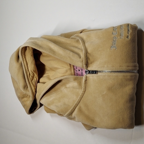 Juicy Couture X Forever 21 Velour Zip up Hoodie Size Small - Picture 8 of 8